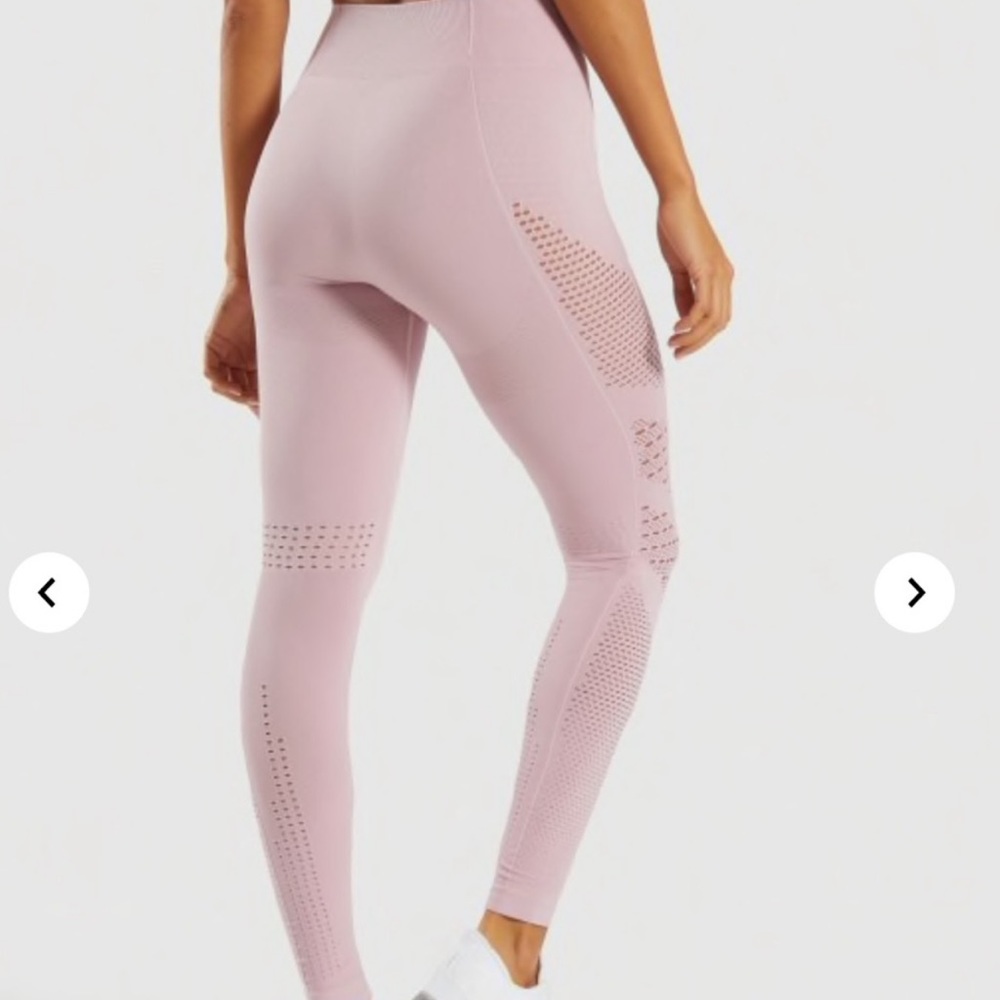 SOLD//Gymshark Flawless Knit Tights Washed - Picture 2 of 5